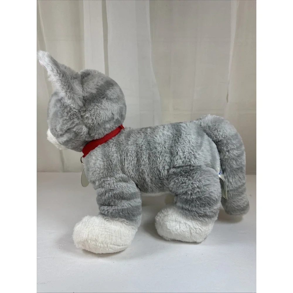 Build-A-Bear Promise Pets Gray Tabby Cat 2 Color Eyes Plush Stuffed Animal